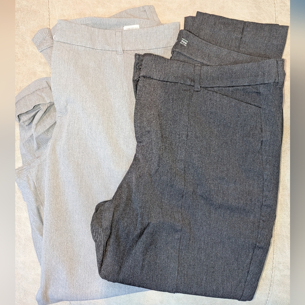 Two Pairs Of Old Navy Pixie Pants, Sz 18